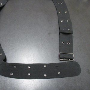 Belt - Vintage 1980’s Black Colored Belt – Black underside